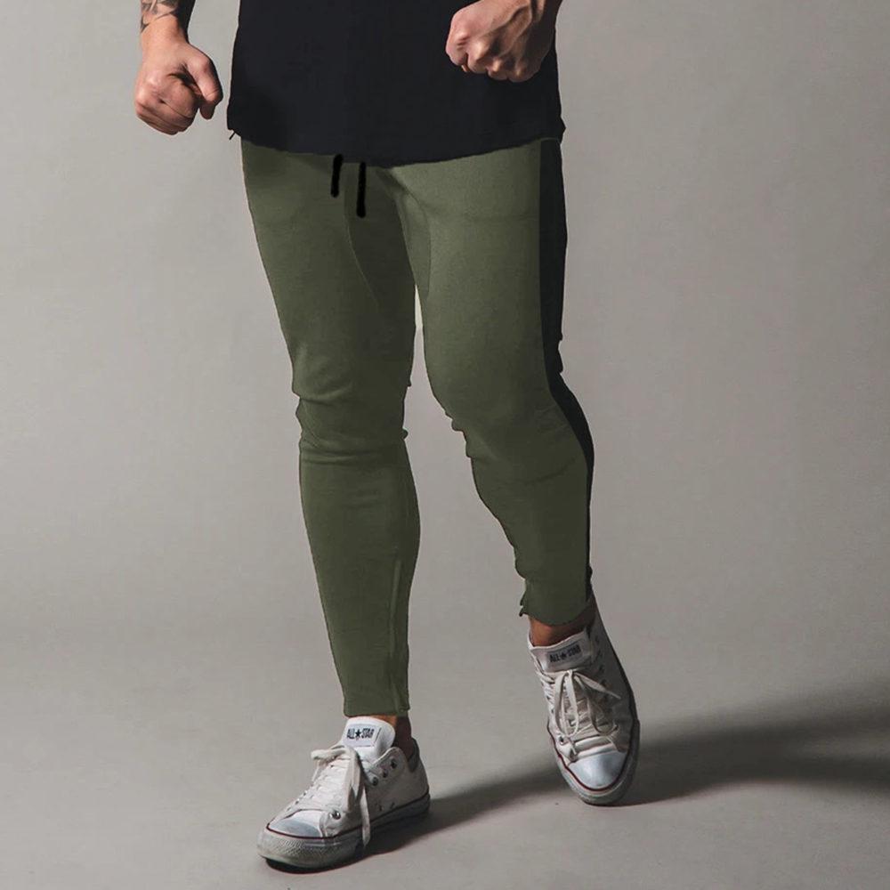 Men Jogger Pants Gym Fitness Cotton Sweatpants Running Sports Training Skinny Trousers Track Pants