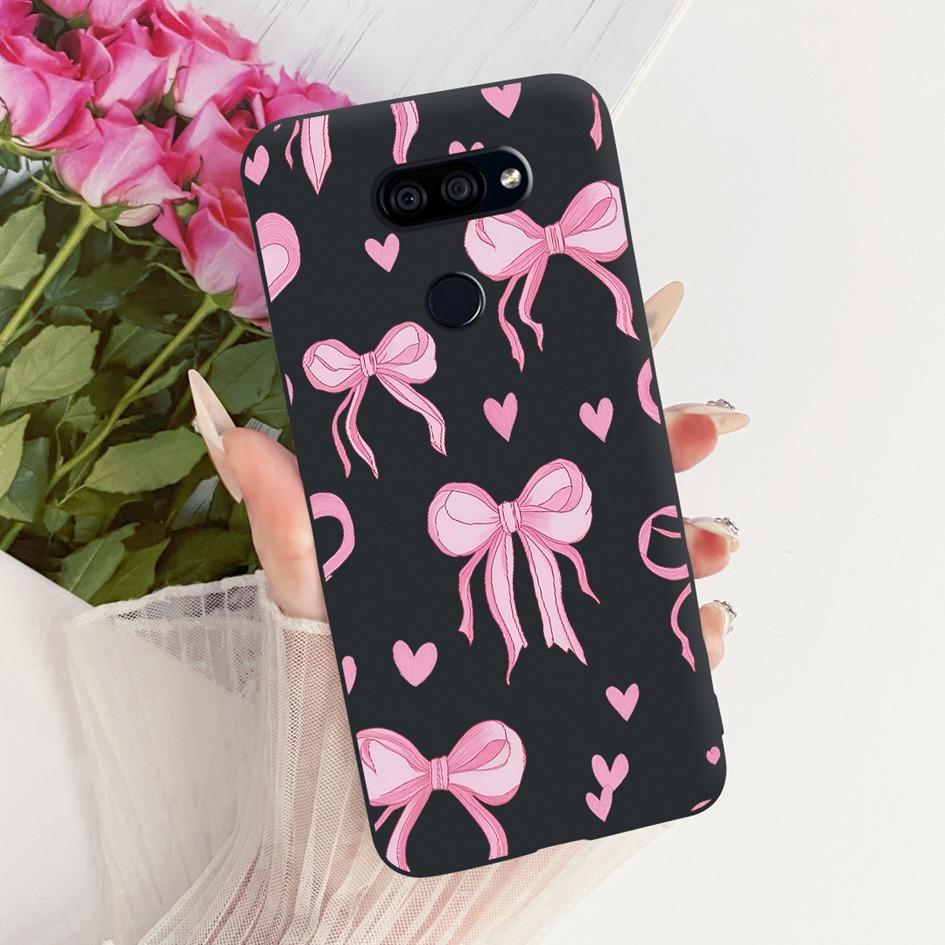 For LG K40s 2019 Case New Fashion Flower Butterfly Soft Silicone Matte Cover For LG K40s K 40s Funda on LGK40s Shockproof Bumper