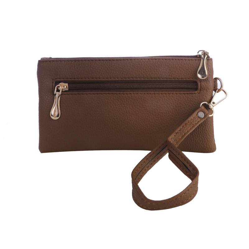 Women Vintage Soft Leather Wristlet Wallet Clutch Purses Portable Outdoor Handbag Shopping Commuting Bags