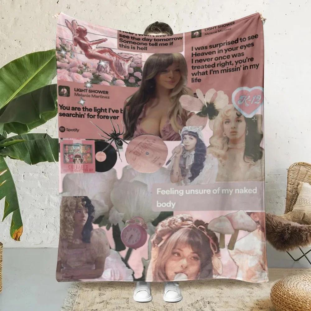 Плед с принтом музыки Melanie Martinez Пледы для пикника Теплый плед Мягкий и удобный плед Для дома, путешествий, подарок на день рождения