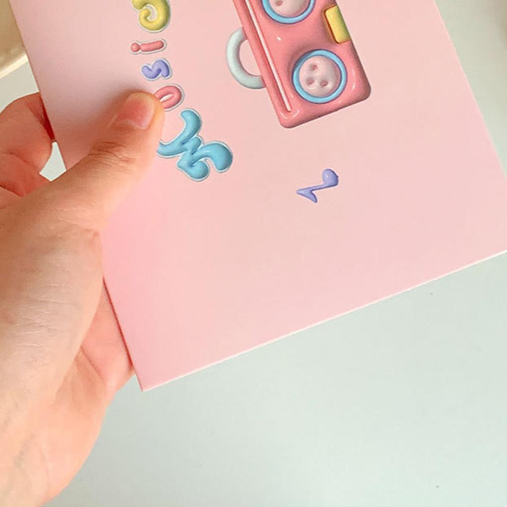 Поздравительная открытка на День матери 3D Фонограф Pop Up Открытка на день рождения Подарочные карты на День святого Валентина Выпускной Годовщина