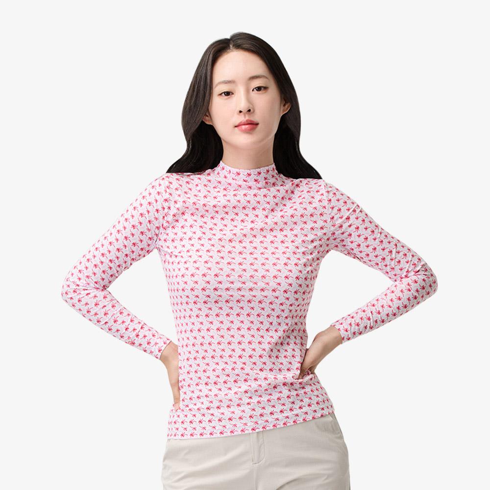 PROWORLDCUP Pwx Q525-3611-13 Women'S Mock Neck Half-Neck Inner T-Shirt