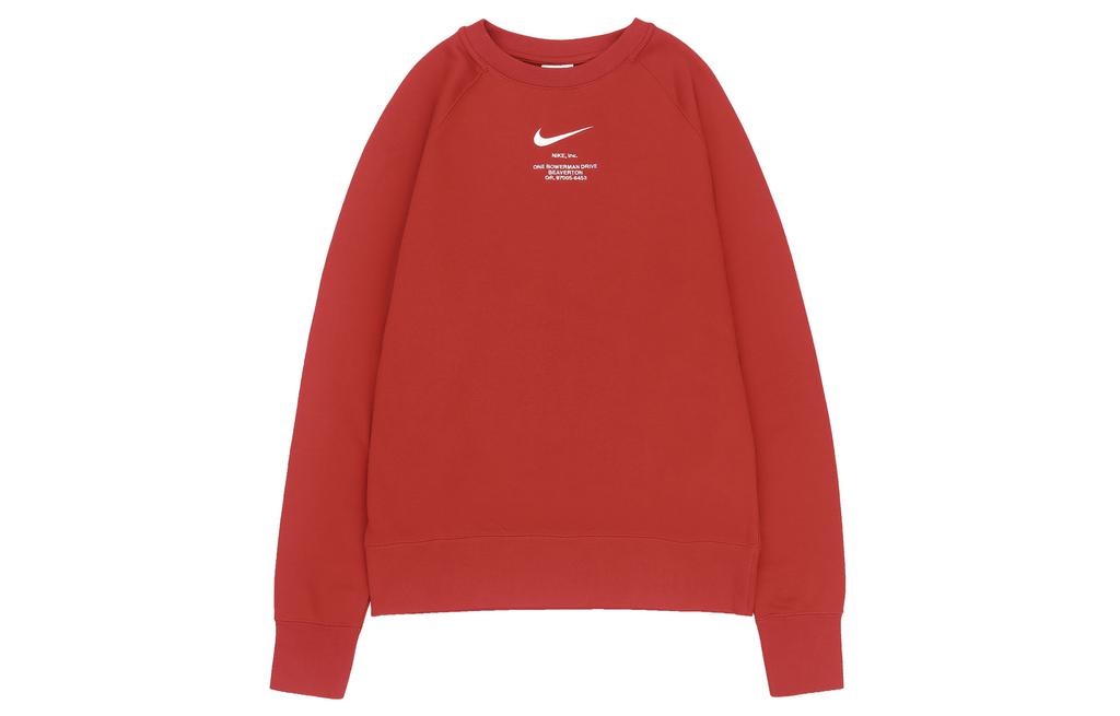 Nike Sweatshirts Men's Red Crew Neck Moderate Regular FD9893-657