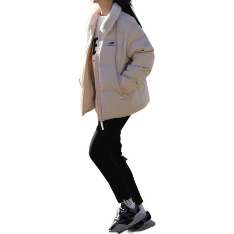 New Balance Женская пуховая куртка светло-коричневая 5PC43122-LBE