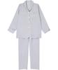 Relax Long Long Smooth Glossy Feel YDX507 GY M [Wacoal & Sleep] Pajamas, Sleeves, Pants, Texture, Women's