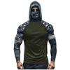 2026 Mens UPF 50 Hooded Quick-Dry Digital Print Fishing Sun Protection Shirt Outdoor Sportswear