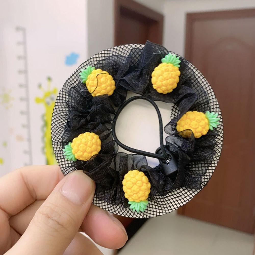 Модный головной убор балетная сетка для волос регулируемый пучок для волос для девочек эластичная сетка для волос для детей