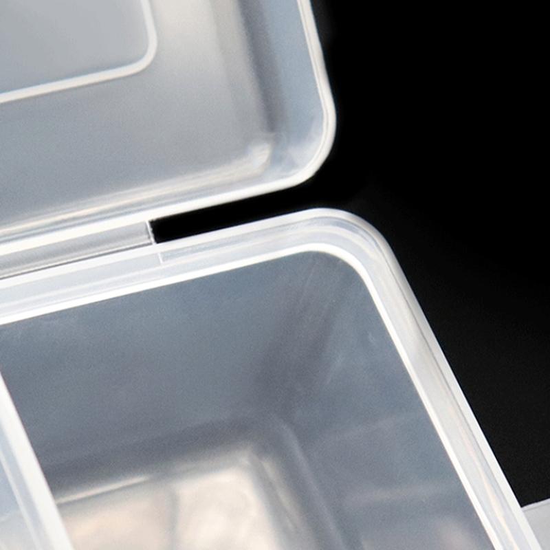 1 шт. 6-секционный пластиковый ящик, съемный ящик для хранения инструментов, ювелирных изделий и рыболовных снастей, настольный ящик для хранения