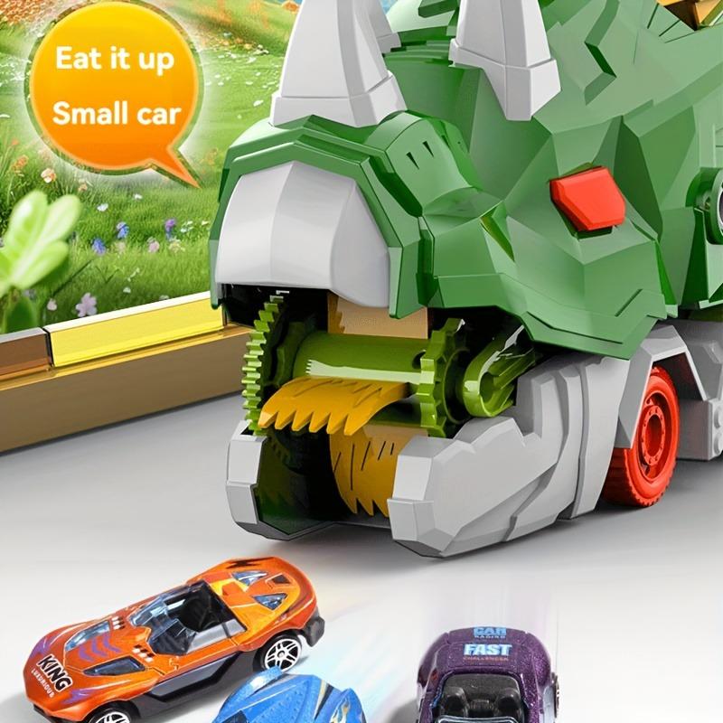 Трицератопс Деформация Динозавр Модель Машины Инерционный Сплав Машина Трек Парковка Выброс Складные Детские Развивающие Игрушки
