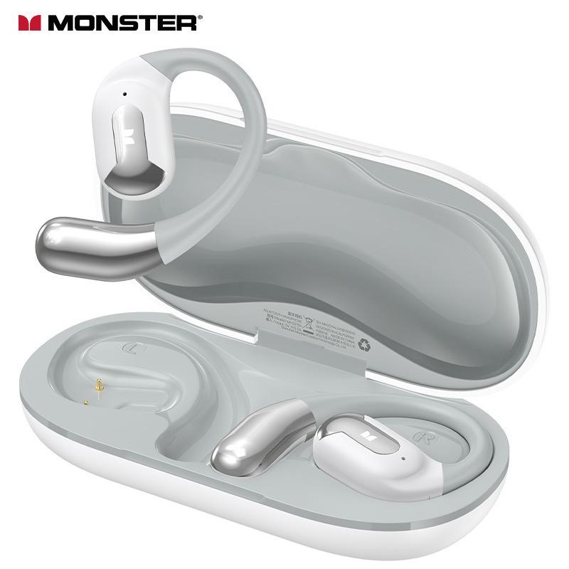 Mo Sheng 101 Беспроводные Bluetooth-наушники для игр с открытым ухом - Полностью беспроводные, Длительное время работы от аккумулятора, Полувнутриканальная конструкция