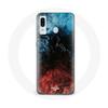 Case for Samsung Galaxy A20e Abstract Texture Background Red Black Blue