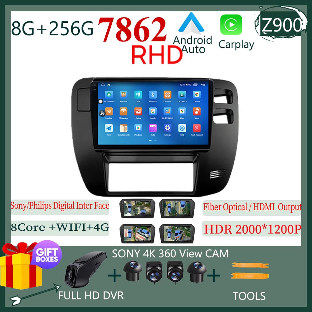 Для Nissan Patrol 1997-2005 Android 14 LHD RHD сенсорный QLED экран радио видео DVD GPS GPS Bluetooth WIFI DSP 4G Carplay стерео BT