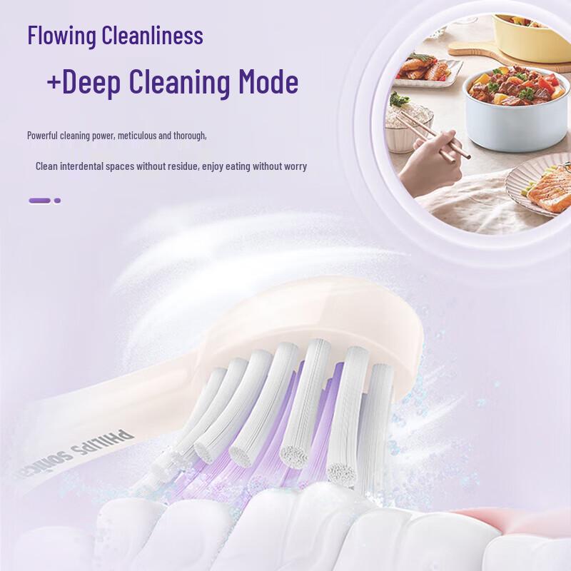 Philips HX2411 Sonic Electric Toothbrush with 3 Modes