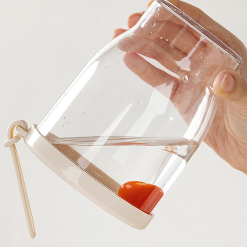 Double Layer Oatmeal Storage Jars Sealed Anti-Slip Salad Cup With Spoons Lids Portable Fruit Preservation Cup Breakfast