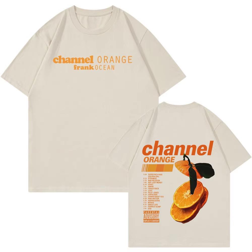 2026 Frank Channel Graphic T Shirt Album Fashion Hip Hop Rb Tshirts Unisexs Unisex Cotton Oversized Short Sleeve T Shirts