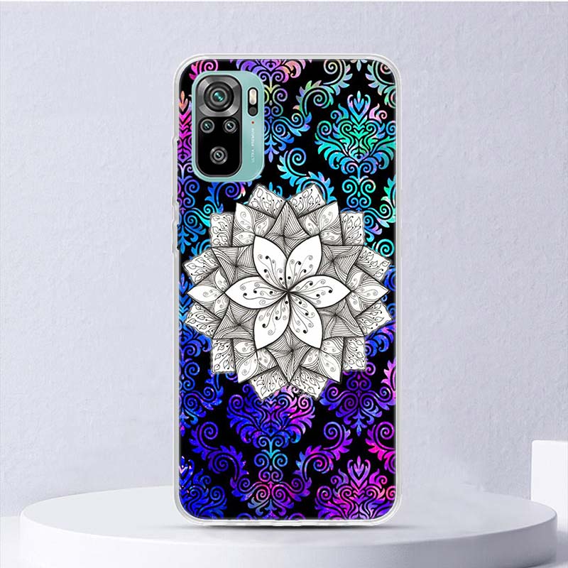 Мягкий чехол Totem Mandala Colorful Flower для Xiaomi Redmi 10 10A 10C 9 9A 9C 9T, чехол для телефона 8 8A 7 7A 6 6A S2 K20 K40 Pro 10X Fun