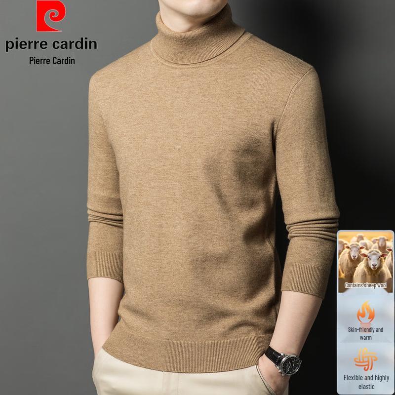 Pierre Cardin Men's Merino Wool Blend Turtleneck Sweater