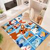 Rudolph Reindeer Friends Carpet Home Decor Living Room And Bedroom Mats Art Room Christmas Gifts
