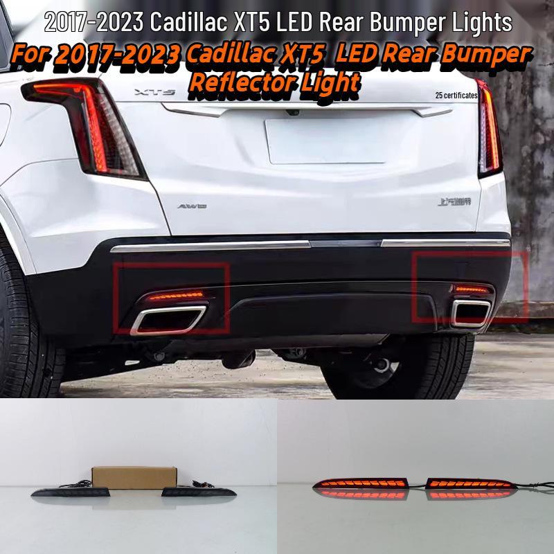 LED Rear Fog and Bumper Light for 2017-2023 Cadillac XT5 - Modification Kit