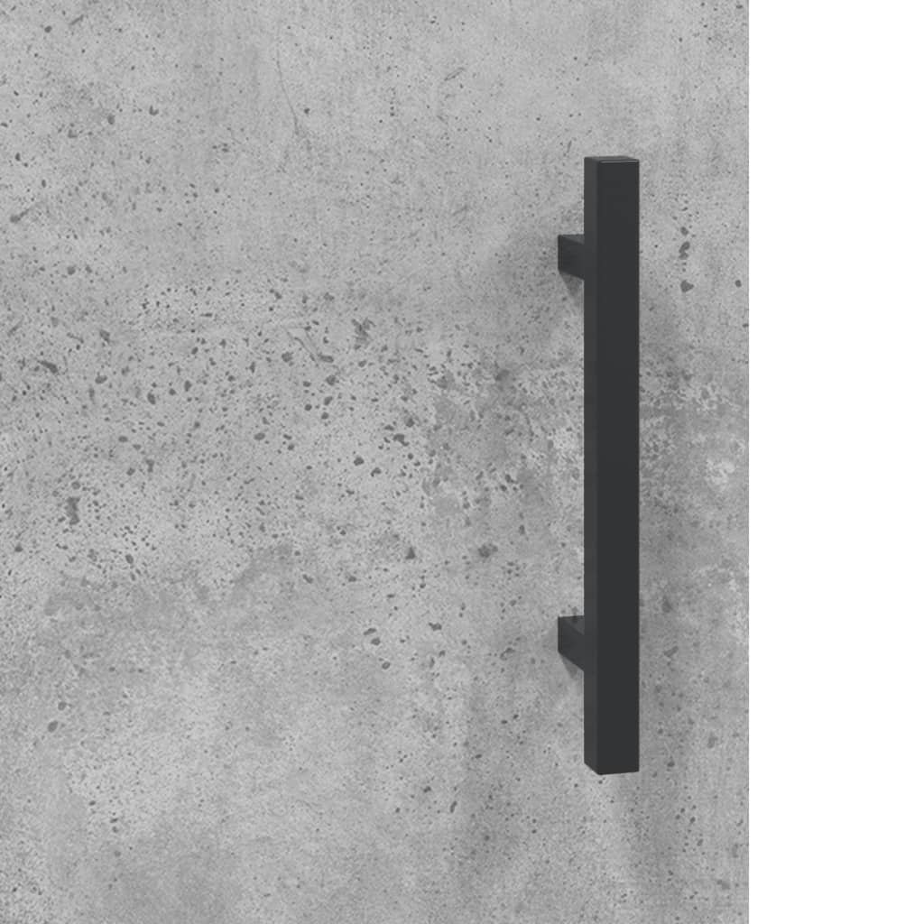 TV Cabinet Concrete Grey 150x30x50 cm Wood Based Panel