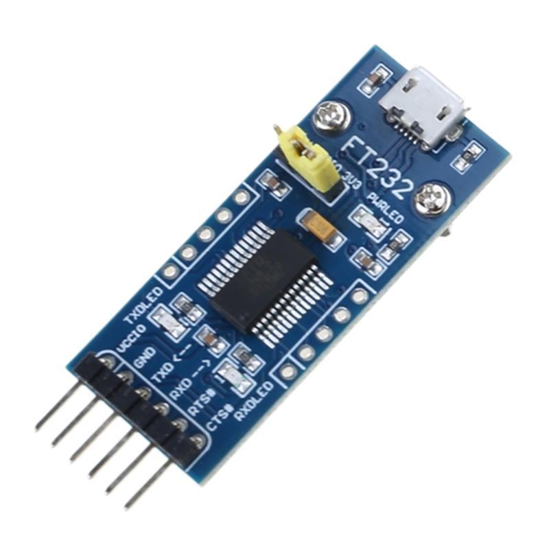Многофункциональный модуль-адаптер FT232 USB-to-UART для последовательного порта, для последовательного расширения и сбора данных