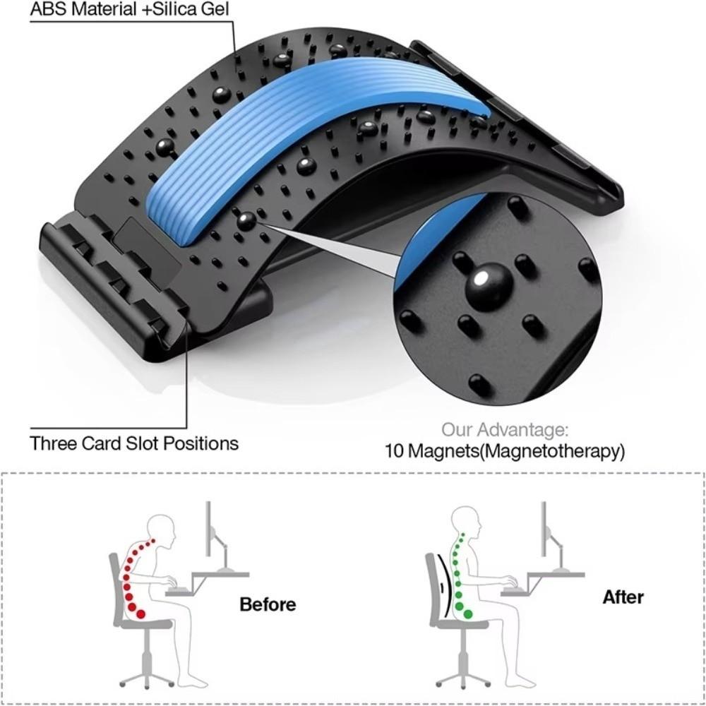 Multi-Level Back Stretcher Adjustable Relaxation Tool New Stretch Back Massager  Men