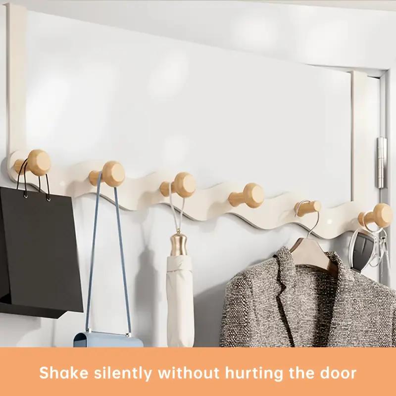 Крючок на дверь Настенная вешалка для одежды без пробивки Крючок для одежды Входная дверь Настенный крючок для пальто и шляп Крючок-рейка для спальни