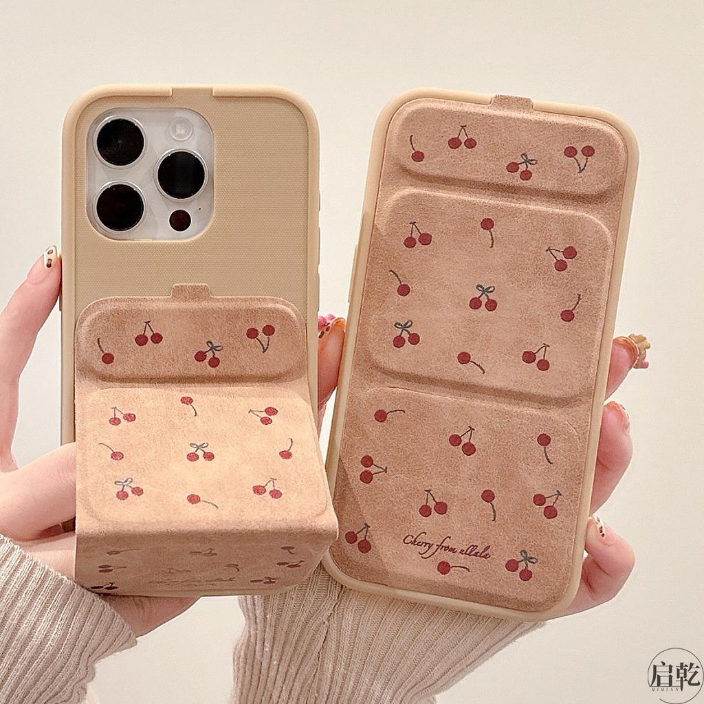 Магнитная подставка-трансформер Flip Cherry для чехла для телефона IPhone16/15 для Apple 14/13promax