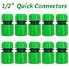 ABS Quick Connector for Garden Hose, 1/2” Double Male Hose Coupling Adapter, Extender Set for Pipe&tube