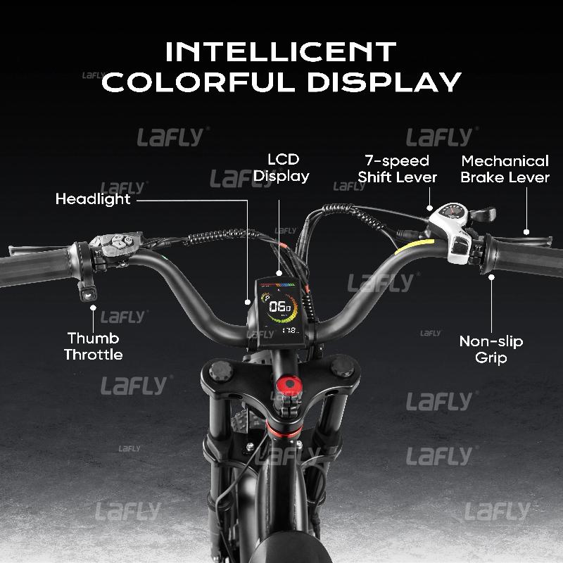 2025 NEW LUNA 1000w electric bike 85N-m torque 48v 15ah battery Color LCD Display 20*4.0 inch fat tires commuting electric bike