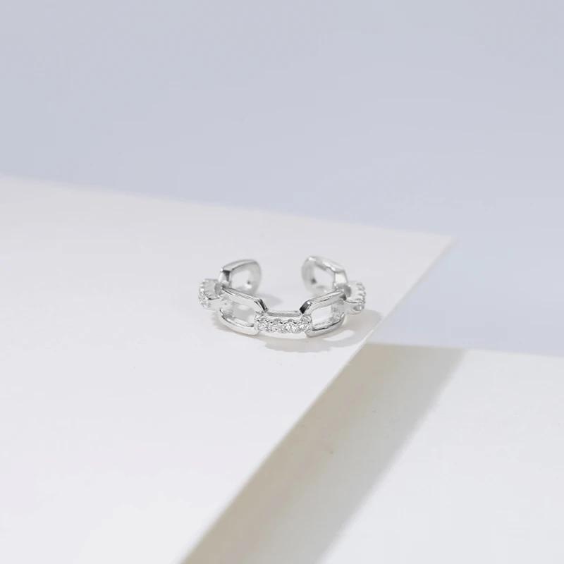 1 шт. Очаровательные Клипсы-Серьги Линия Цирконов Ear Cuff Без Прокола Серьги Украшения