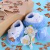 500 Pieces Blue Brown Bear Paper Confetti Baby Shower Decorations Table Party Arrangement Sprinkles Bear Birthday Decorations for Baby Shower Party