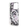 Guess Flower Magsafe - Etui Iphone 14 Pro (Czarny)