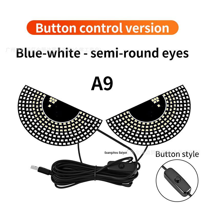 Cross-Border LED Rear Windshield Expression Light with Remote Control