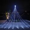 USB Five-pointed Star Lamp String 2M/3M Waterfall Lamp Courtyard Outdoor Camping Garden Hanging Tree Lamp USB Christmas Led Lamp