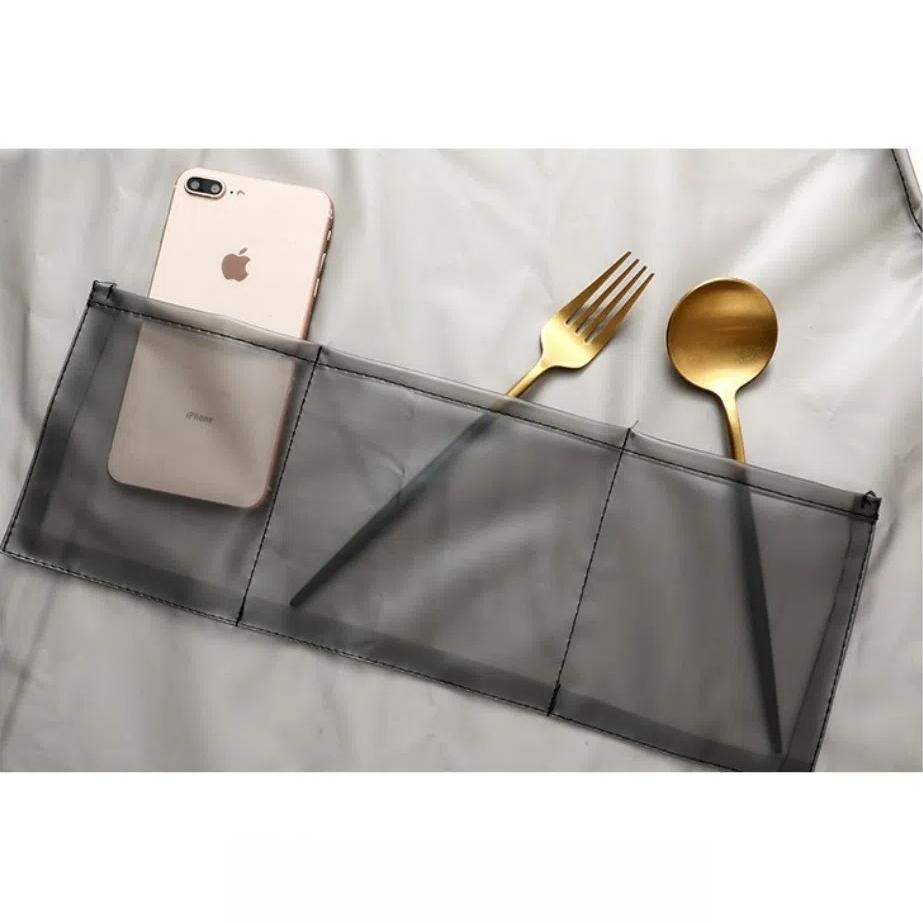 Transparent Cooking Aprons Waterproof Painting Apron Fashionable Household Apron  for Adults