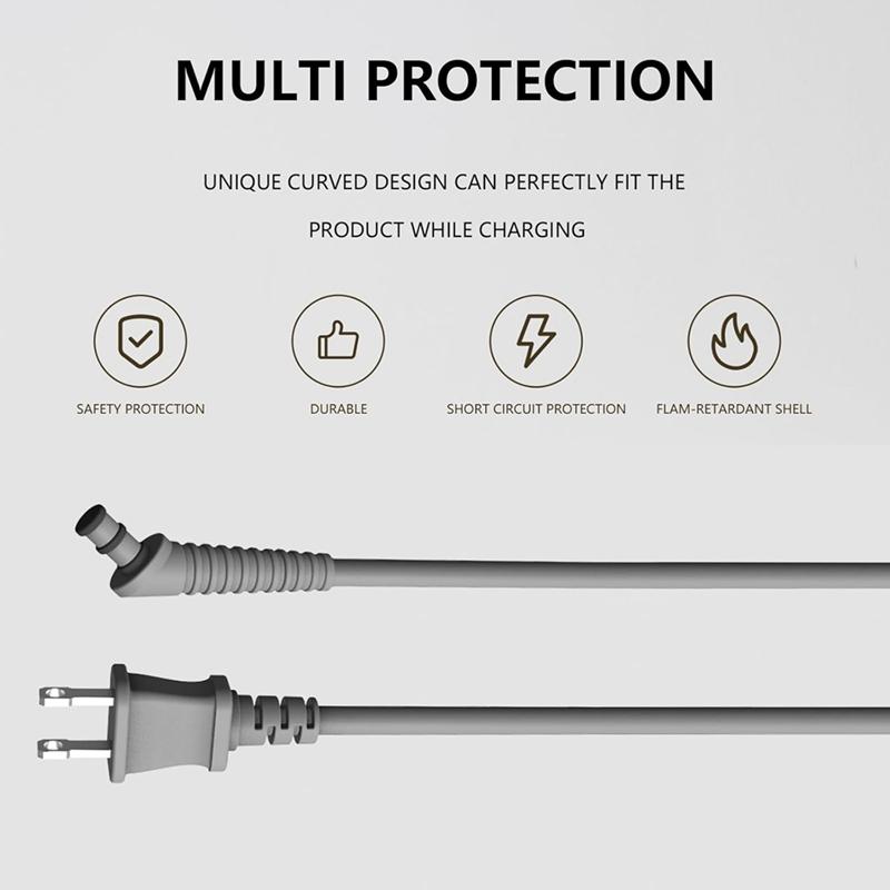 Запасной кабель для плойки для Dyson HS01/HS05 Airwrap стайлера для волос, стержень для волос, шнур питания, кабель для зарядки переменного тока, вилка для Великобритании