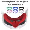 Подушка для лица для Meta Quest 3 Силиконовая защитная маска для лица с защитой от протекания и пота