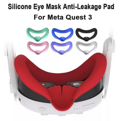 Подушка для лица для Meta Quest 3 Силиконовая защитная маска для лица с защитой от протекания и пота