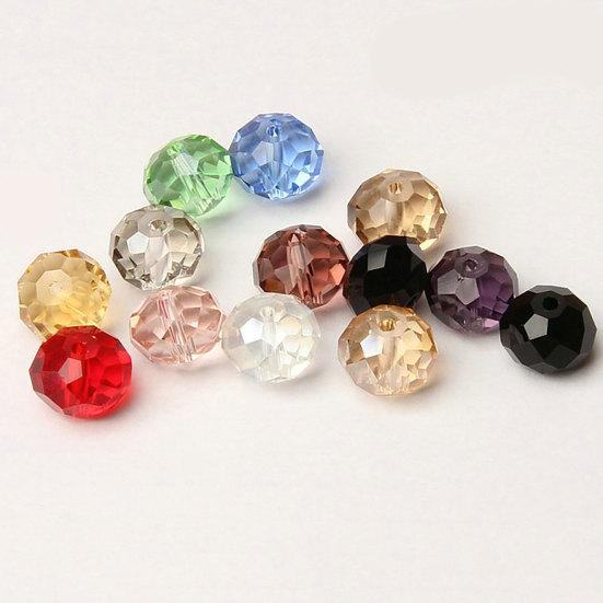 DIY ювелирные аксессуары искусственный кристалл плоские свободные бусины строка домашний декор