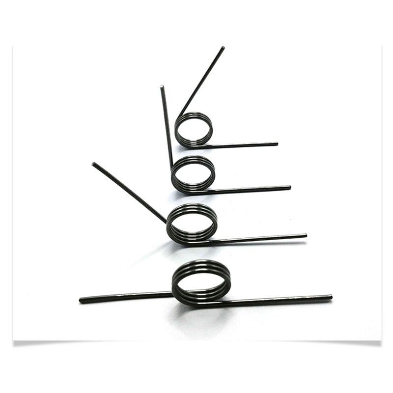 5PCS 65Mn Steel Helical Torsion Spring V-Shaped Helicaltorsio Ring Wire Diameter 0.7mm Angle 60/90/120/180 Degrees