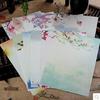 В наличии Letterhead B5 в китайском стиле с эстетичным дизайном в виде чернильной живописи
