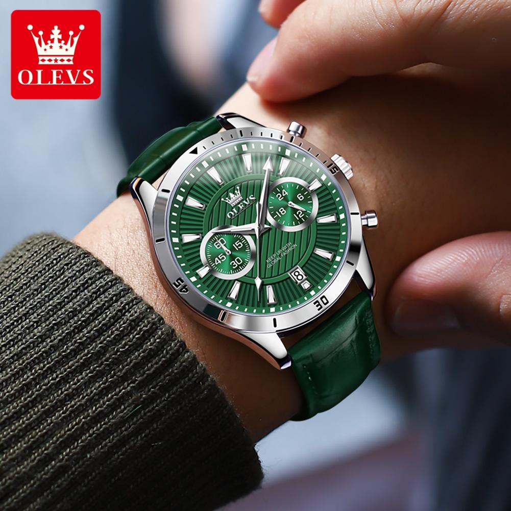 Модные мужские часы бизнес светящиеся кварцевые водонепроницаемые хронограф календарь новые мужские наручные часы