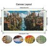Scenic Castle Large Size Diamond Painting New Collection Scenery Diy Full Drill Rhinestone Embroidery Mosaic Cross Stitch Kits