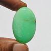 Chrysoprase Gemstone - Natural Chrysoprase Cabochon, Craft Supply, Jewelry Making, 43 Carats, Oval Shape, 35x23x7 MM