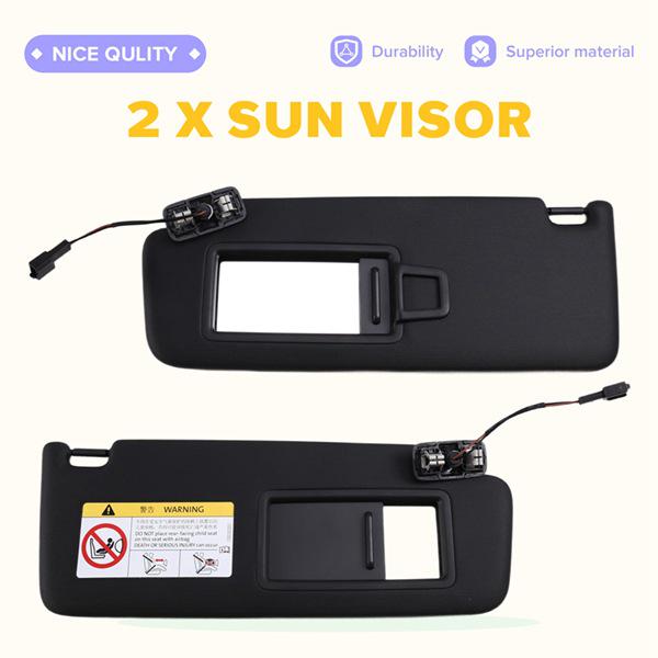 1 пара солнцезащитных козырьков (5G0857551 и 5G0857552) для Volkswagen Golf 7