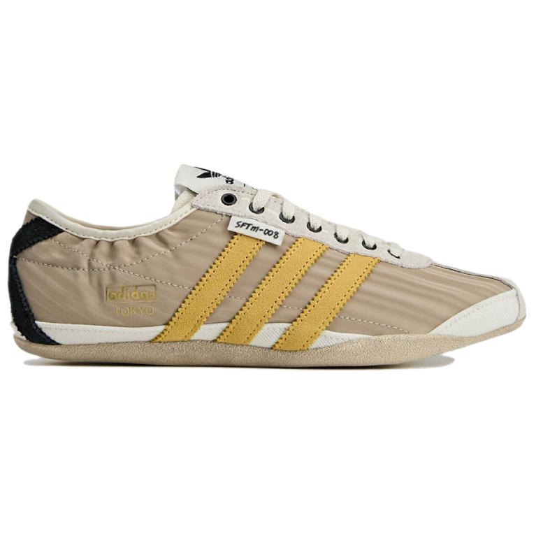 Song For The Mute x adidas Токио Бежевый Предолюбовно Желтый Черный Женские Кроссовки Core-Black KJ4401