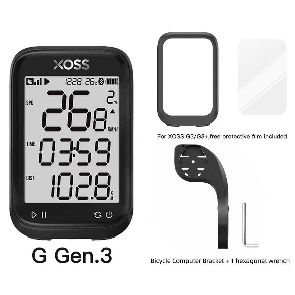 XOSS Новый G3 Gen3 GPS Велокомпьютер Спидометр Bluetooth Трекер Водонепроницаемый Дорожный Велосипед Каденс Скорость Велосипедный Одометр