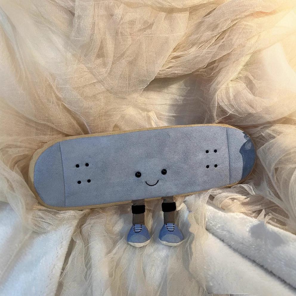 JC Fun Sports UK Plush Skateboard Doll - Cute, Comfy Skateboard Toy Gift