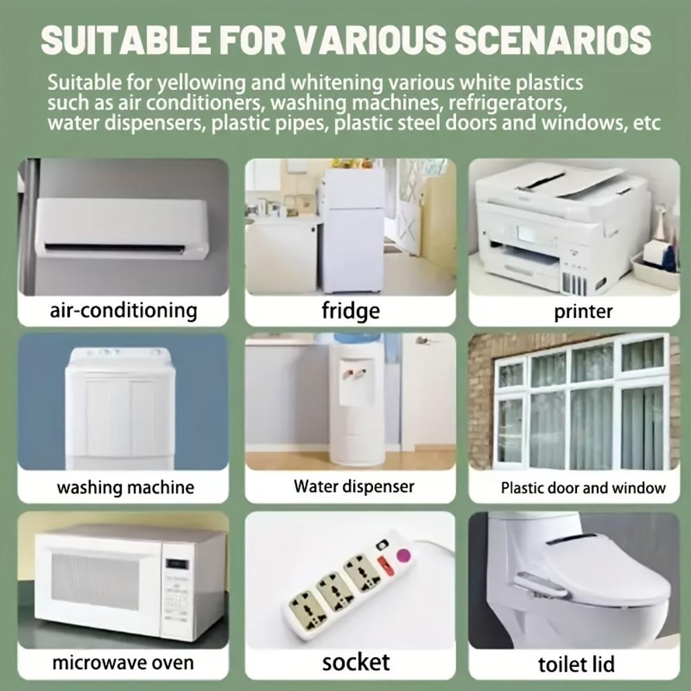 1 Банка (50мл) Формула «Все в одном» для восстановления фар и ремонта пластика - Быстродействующая полироль и формула полировального класса для прозрачного, гл